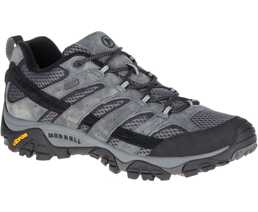 Merrell Vandresko Herre - Moab 2 Waterproof - Grå - JGN694785